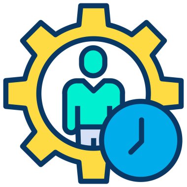 yönetici web simgesi basit illüstrasyon