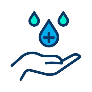 Beyaz arkaplanda basit fırça vektör resimleme