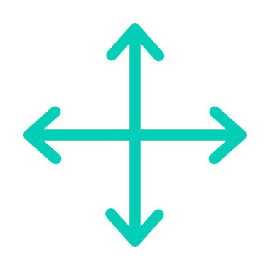 Ok. Web simgesi basit illüstrasyon