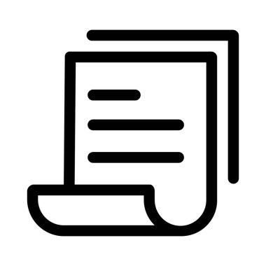 belge simgesi vektör illüstrasyonu