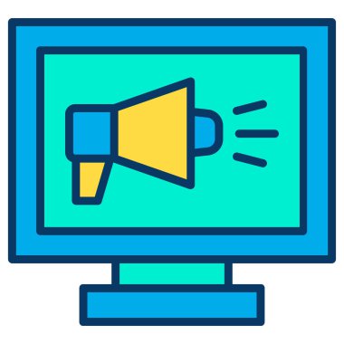 Web simgesini basit illüstrasyonla izle