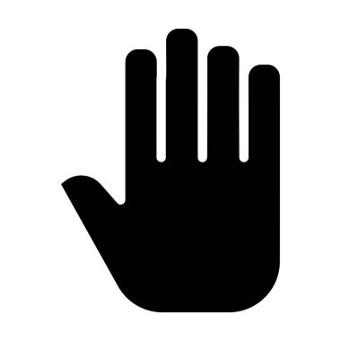 El imleci. Web simgesi basit illüstrasyon