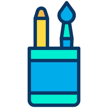  Web simgesi, vektör çizim boya