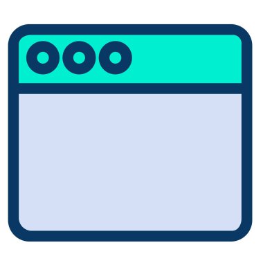 Ağ simgesi. Basit tasarım