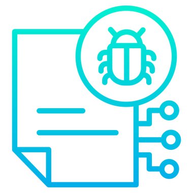 Virüs güvenliği. Web simgesi