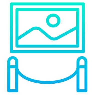 Ağ. çizgi simgesi çizimi