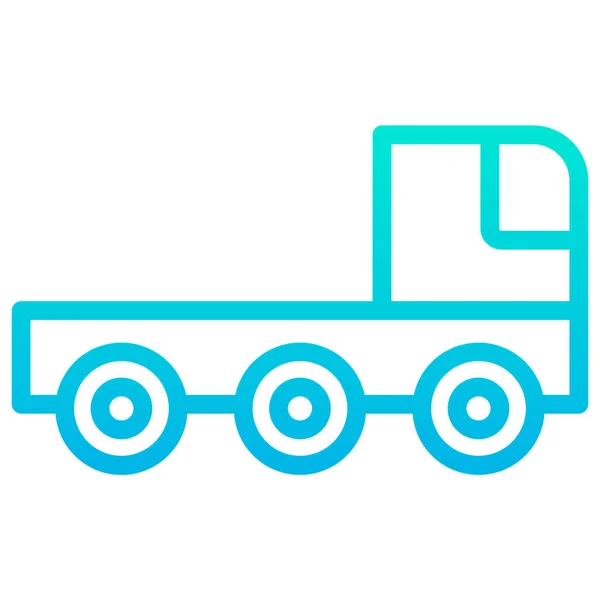 Transportation Web Icon Vector Illustration — Stock Vector