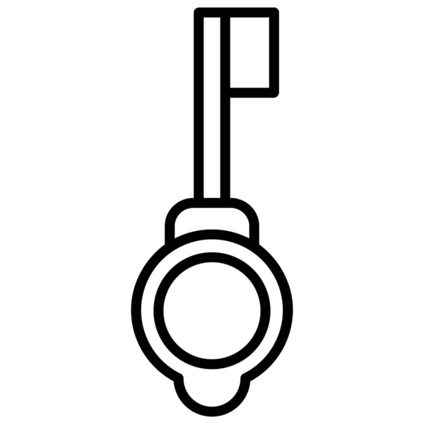 Eenvoudige Sleutel Wachtwoord Concept Icoon Vector Illustratie — Stockvector