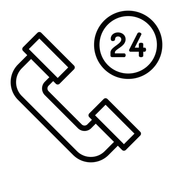 Call Center Icon Vektor Illustration — Stockvektor