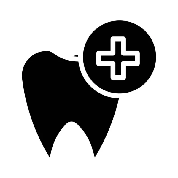 Tooth Icon Vector Illustration — Stock Vector