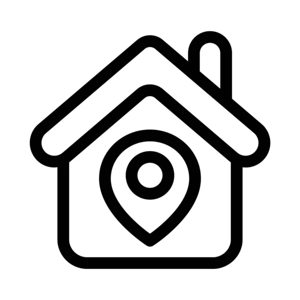 简单的房子图标 矢量图 — 图库矢量图片