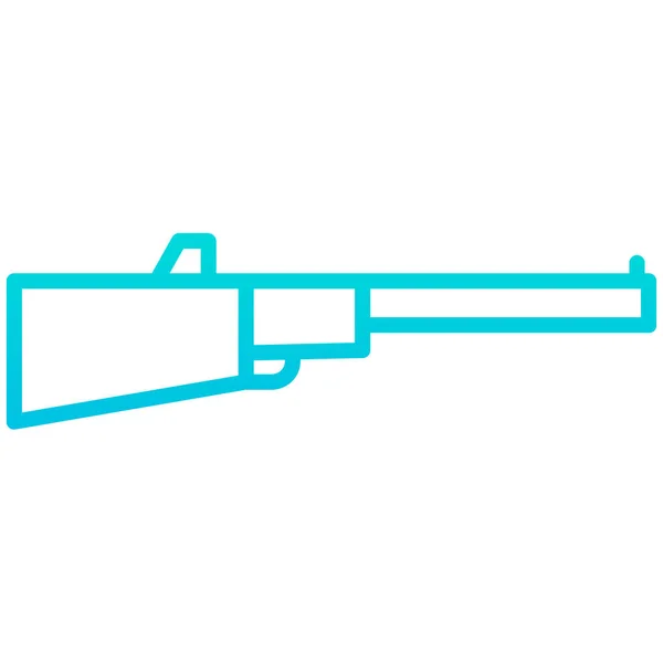 Рифтовий Пістолет Веб Іконка Проста Ілюстрація — стоковий вектор