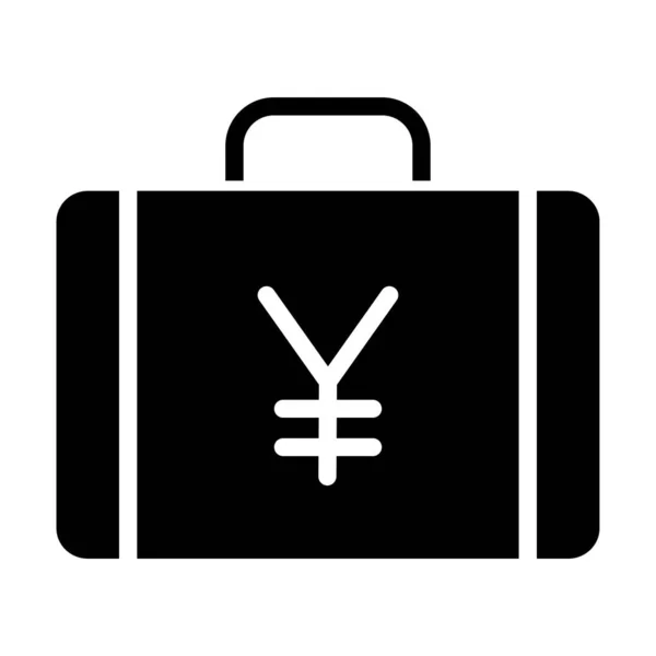 Geld Web Symbol Einfache Illustration — Stockvektor