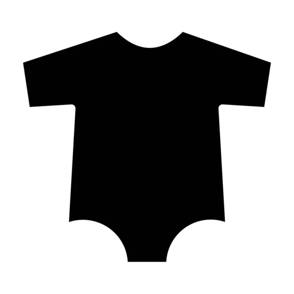 Skjorta Ikon Enkel Illustration Kläder Vektor Ikoner För Webben — Stock vektor