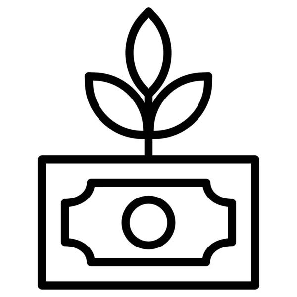 Icono Dinero Plantilla Dólar Plantilla Logotipo — Archivo Imágenes Vectoriales