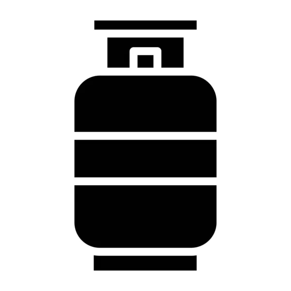 Ilustración Simple Icono Vector Gas Sobre Fondo Blanco — Vector de stock