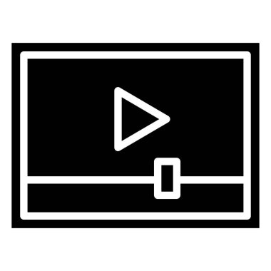 basit video kutsal kişilerin resmi, vektör çizim