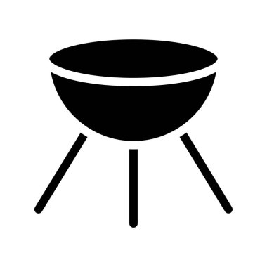 Izgara ikonu. vektör illüstrasyonu