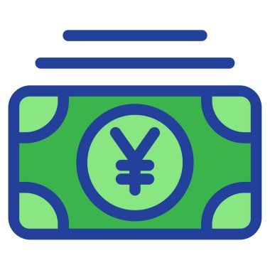 Para için. Web simgesi basit illüstrasyon 