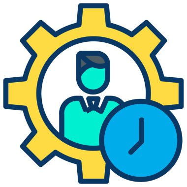 yönetici web simgesi basit illüstrasyon