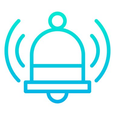 Zil. Web simgesi basit illüstrasyon