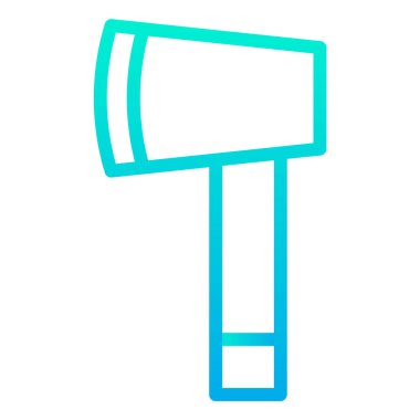 Axe vektör illüstrasyonu, simge ögesi arkaplanı