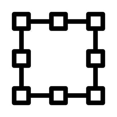 ağ bağlantısı vektör çizgisi simgesi