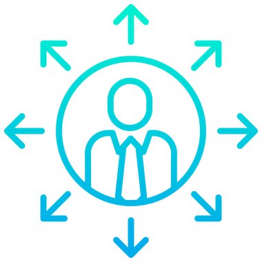 Seo simgesinin vektör illüstrasyonu