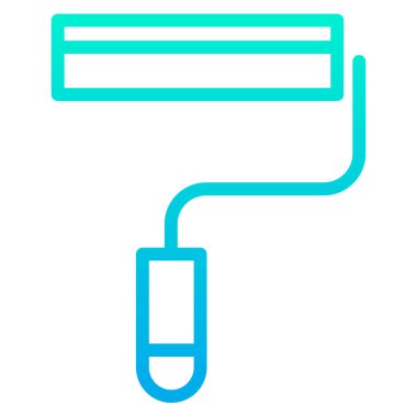 Boya silindiri. Basit resimleme