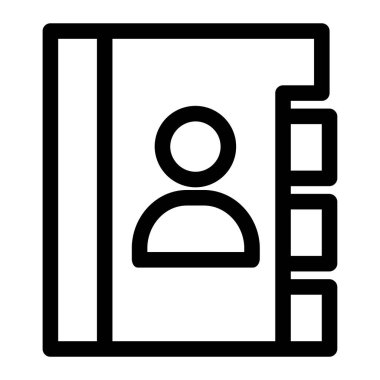 kitap simgesi, vektör illüstrasyonu