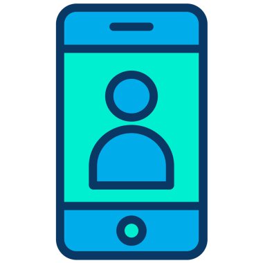 Smartphone Simgesi, vektör illüstrasyonu