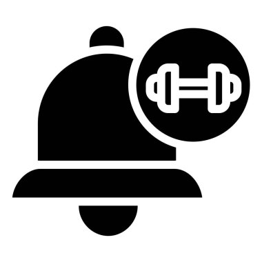 Zil. Web simgesi basit illüstrasyon