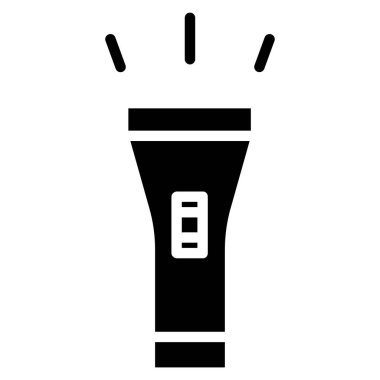 Meşale Web simgesi vektör illüstrasyonu