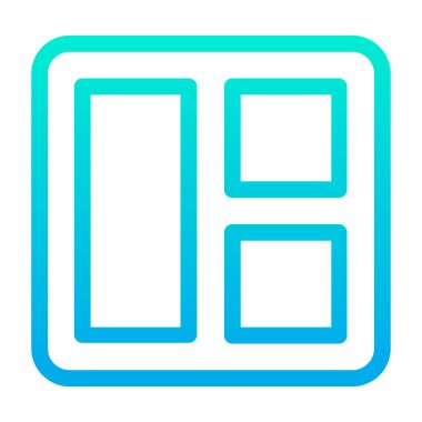 Modern b 'nin vektör illüstrasyonu eksik simgesi