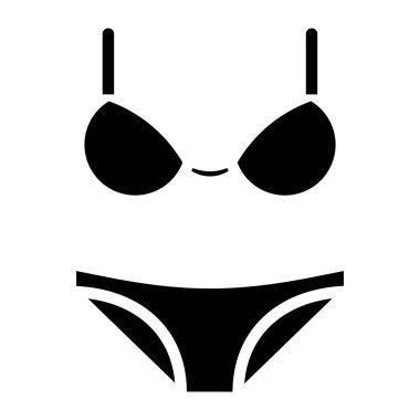 Sütyen. Web simgesi basit illüstrasyon