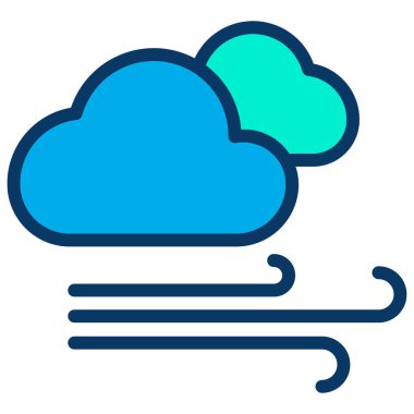 Bulut. Web simgesi basit illüstrasyon