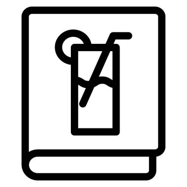 kitap simgesi, vektör illüstrasyonu