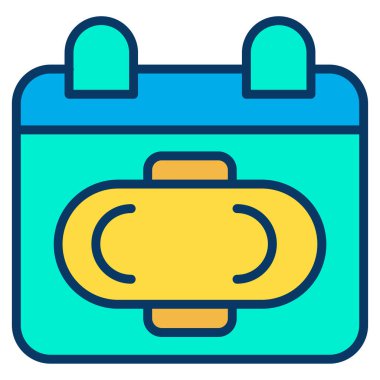 Havaalanı. Web simgesi basit illüstrasyon