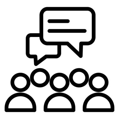 Basit kullanıcı arayüzü simgesi, vektör illüstrasyonu