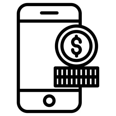 iş ve finans düz vektör simgesi 