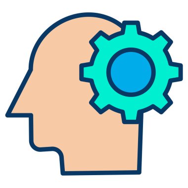 Bir fikrim var. Web simgesi basit illüstrasyon 