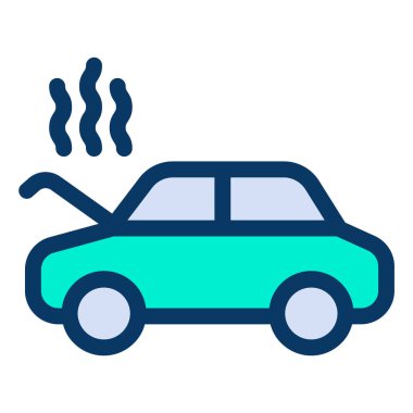 - Araba. Web simgesi basit illüstrasyon