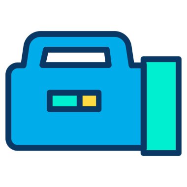 Meşale Web simgesi vektör illüstrasyonu