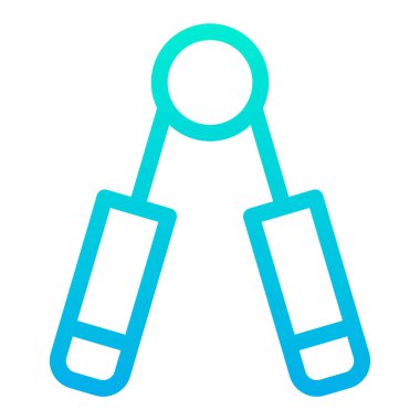 Kişisel ve ticari tema için spor salonu genişletme simgesi tasarımı, vektör illüstrasyonu.