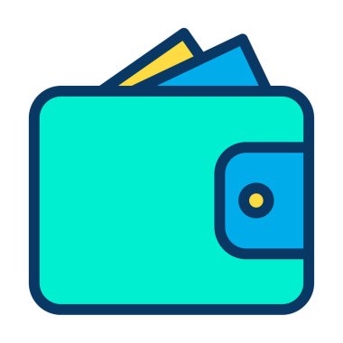 Cep minimalistik vektör simgesi beyaza izole edildi 