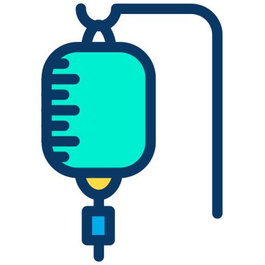 Glikoz şişesi, vektör modern simge