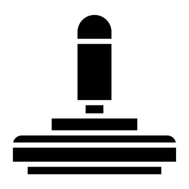 Beyaz arkaplanda izole edilmiş minimalist vektör simgesini damgala