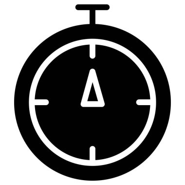 Kronometre web simge vektör çizim