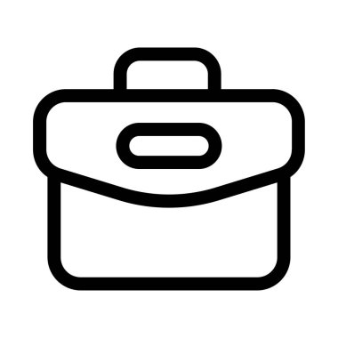 evrak çantası ikonu vektör illüstrasyonu