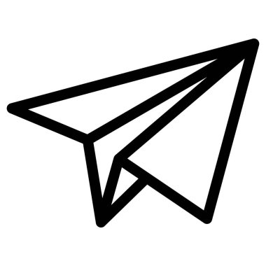 Uçak. Web simgesi basit illüstrasyon